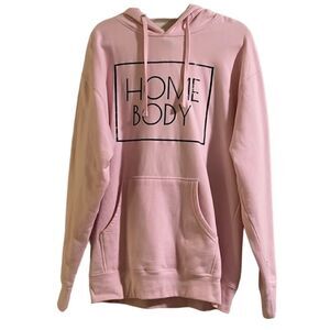 NWOT Home Body Pale Pink Hoodie